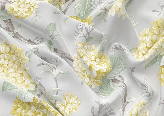 Bouquet Velvet, Primrose - Motorised Roman Blind - Image 4